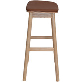 Bright Side Furniture 75cm Circe Upholstered Bar Stool