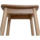 Bright Side Furniture 75cm Circe Ash Wood Bar Stools