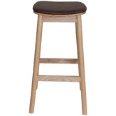 Bright Side Furniture 75cm Circe Faux Leather Bar Stools