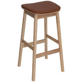 Bright Side Furniture 75cm Circe Upholstered Bar Stool