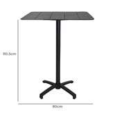 Bright Side Furniture Terence Outdoor Bar Table