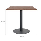 Bright Side Furniture Lorna Square Dining Table