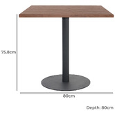 Bright Side Furniture Iris Dining Table