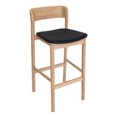 Bright Side Furniture Black 76cm Trinity Bar Stools