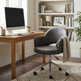 Bright Side Furniture Lex Faux Leather Office Chairs