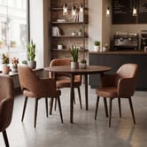 Bright Side Furniture Lex Faux Leather Dining Chairs