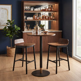 Bright Side Furniture Vianney Rubberwood Bar Table