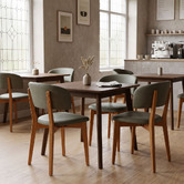Bright Side Furniture Sage Koch Upholstered Dining Chairs
