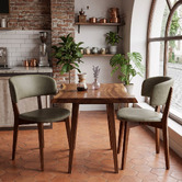 Bright Side Furniture Sage Koch Upholstered Dining Chairs