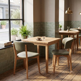 Bright Side Furniture Sage Koch Upholstered Dining Chairs