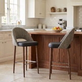 Bright Side Furniture Callie Upholstered Bar Stools