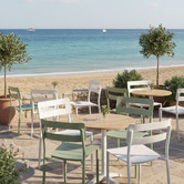 Bright Side Furniture Byron Stackable Outdoor Dining Chairs