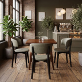Bright Side Furniture Sage Koch Upholstered Dining Chairs