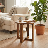 Bright Side Furniture Chunk Round Side Table