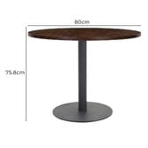 Bright Side Furniture Macie Rubberwood Dining Table