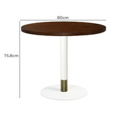Bright Side Furniture Syna Rubberwood Dining Table