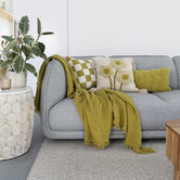 Bambury Rhodes Rectangular Cotton Cushion