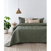 Bambury Moss Herringbone Embossed Coverlet Set