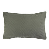 Bambury Moss Herringbone Embossed Coverlet Set