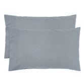 Bambury Steel Blue Temple Organic Cotton Quilt Cover Set