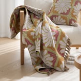 Bambury Zinnia Recycled Cotton-Blend Single Throw