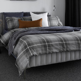 Bambury Harrison Cotton Flannelette Quilt Cover Set