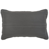 Bambury Charcoal Flinders Embossed Coverlet Set