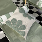 Bambury Florian Square Cotton-Blend Cushion