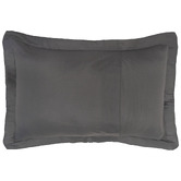 Bambury Charcoal Flinders Embossed Coverlet Set