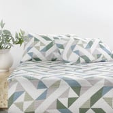 Bambury Huxley Cotton Flannelette Fitted Sheet Set