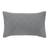 Bambury Steel Derya Jacquard Quilt Cover Set