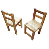 Q Toys Hardwood Table and Two Chairs
