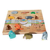Q Toys Australian Animal Puzzle and Play Set