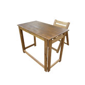 Q Toys Hardwood Foldable Teen Desk Set
