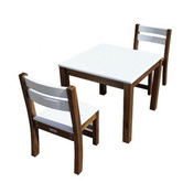 Q Toys Timber Table with Seat Stacking Chairs