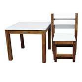 Q Toys Timber Table with Seat Stacking Chairs