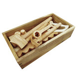 Q Toys Natural Wooden Tool Set