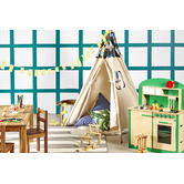 Q Toys Hardwood Table and Two Chairs