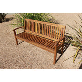 Q Toys Outdoor Hardwood 3 Seater Kid Bench