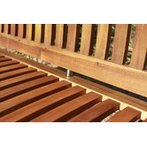 Q Toys Outdoor Hardwood 3 Seater Kid Bench