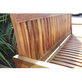 Q Toys Outdoor Hardwood 3 Seater Kid Bench