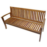 Q Toys Outdoor Hardwood 3 Seater Kid Bench