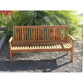 Q Toys Outdoor Hardwood 3 Seater Kid Bench