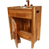 Q Toys Kids' Hanoi Natural Wooden Sink