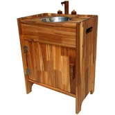 Q Toys Kids' Hanoi Natural Wooden Sink