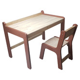 Q Toys Q Toys Kids&#039; Wooden Study Table &amp; Chair Set