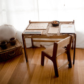 Q Toys Q Toys Kids&#039; Wooden Study Table &amp; Chair Set