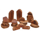 Q Toys Q Toys 20 Piece Wooden Natural Blocks