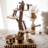 Q Toys Q Toys Adventure Rubberwood Tree House