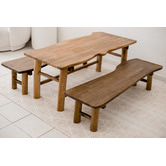 Q Toys Dark Tree Table and Bench Set